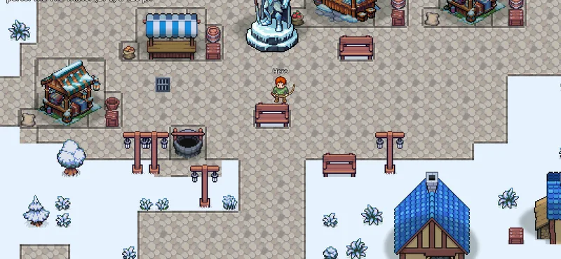 Captura do jogo na região Inverno